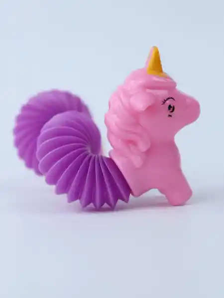 Pajita Unicornio Retorcible Rosa/Lila