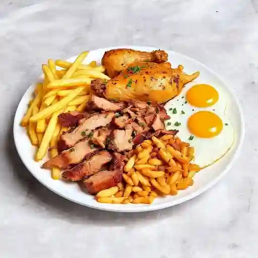 Bandeja Con Pollo
