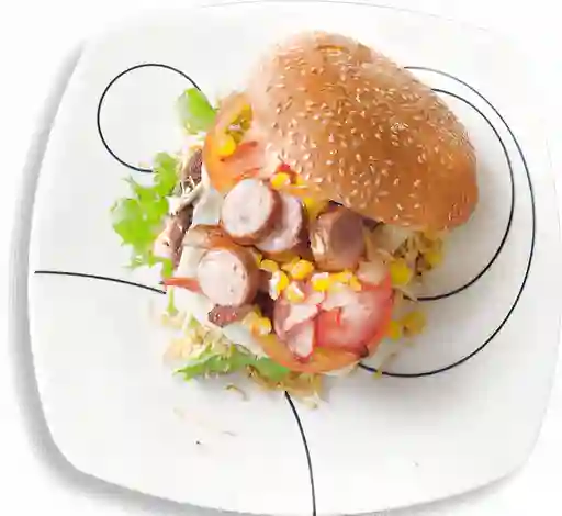 Hamburguesa Mexicana.