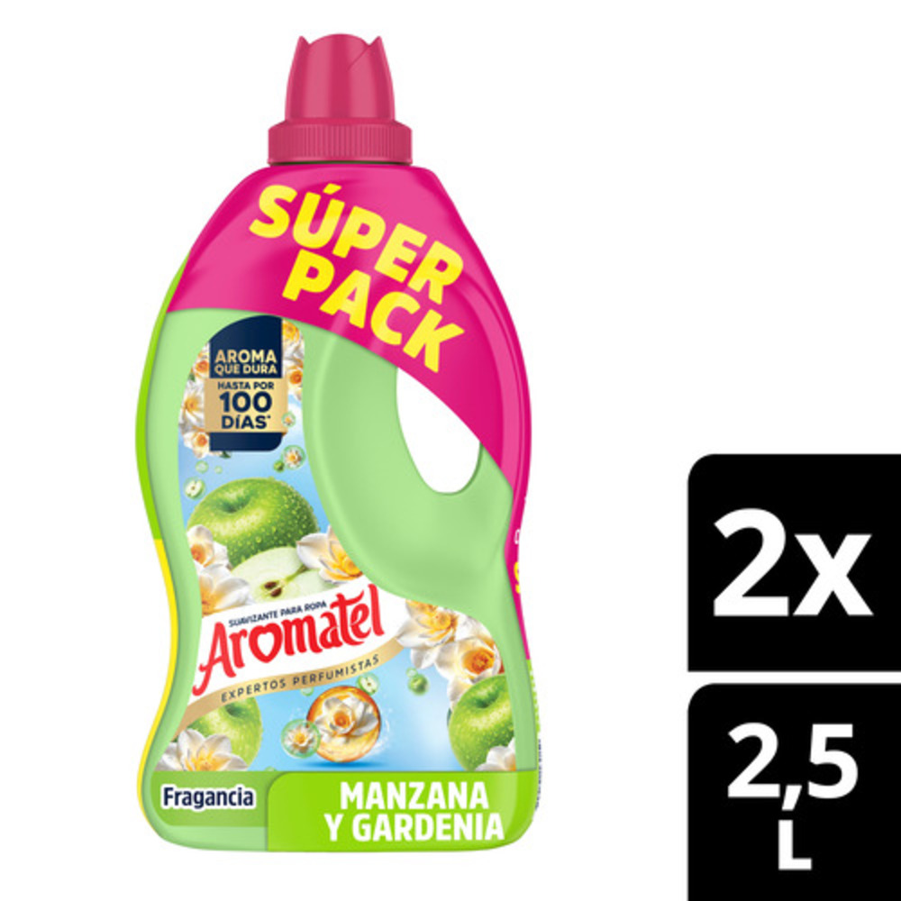 Suavizante Aromatel Manzana 10x más Fragancia OFERTAX2 X2500ML