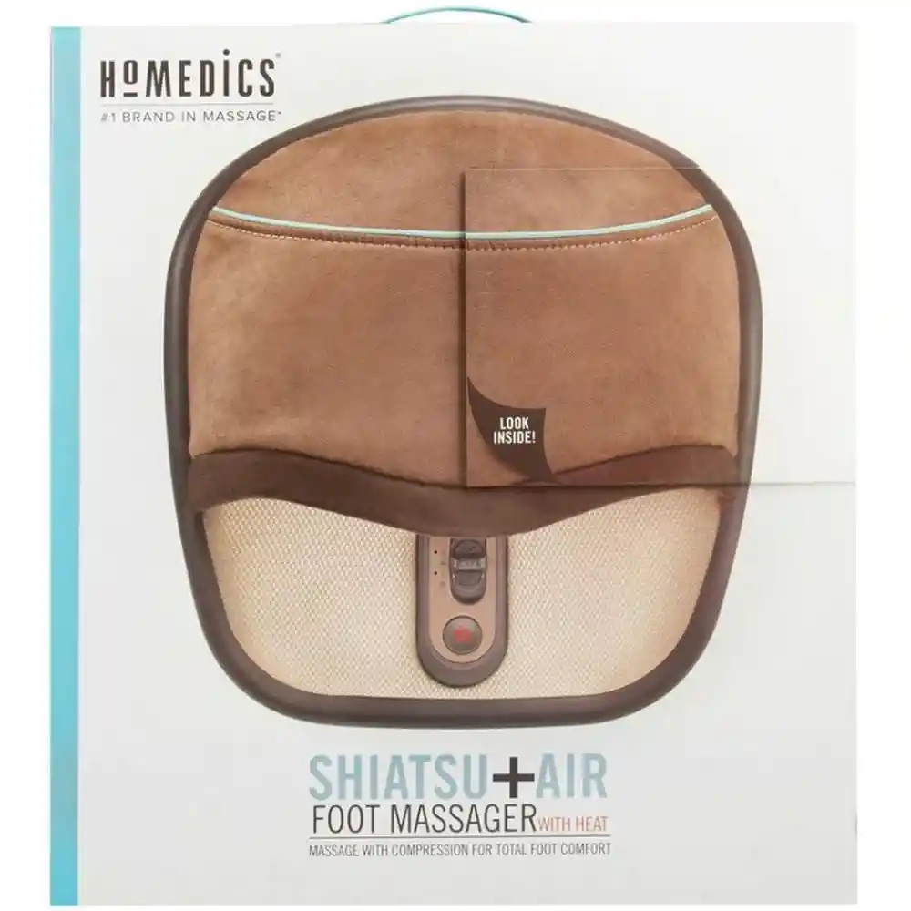 Homedics Home Pantufla Masajeadora Shiatsu Con Calor