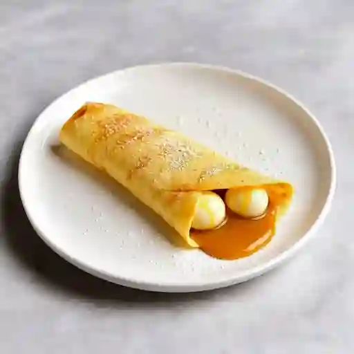 Crepe de dulce de leche