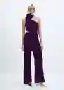 Enterizo Mono Melie Morado Talla M Mujer Mango