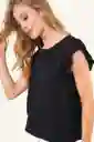 Blusa Haifa Color Negro Talla S Ragged