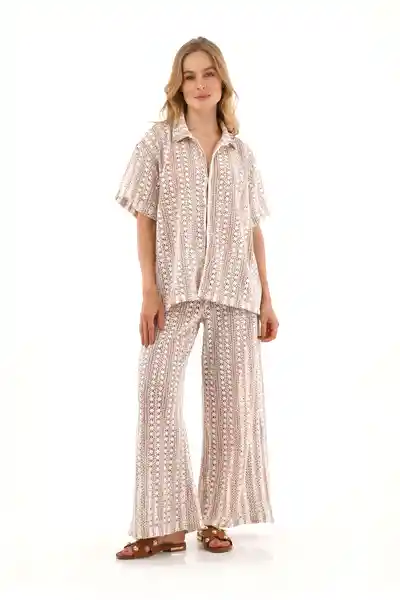 Pantalón Harlow Multicolor Talla XS Mercedes Campuzano