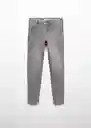 Jean Slim Tejano Gris Talla 10 Niños Mango