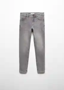 Jean Slim Tejano Gris Talla 10 Niños Mango