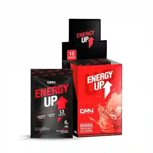 Gmn Shaker Con 20 Sobres De Bebida Energizante Energy Up