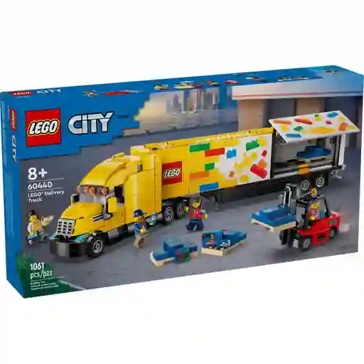 Lego Set de Construcción Camión de Reparto Amarillo