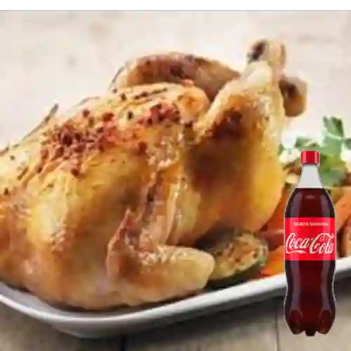 Pollo Asado para Cuatro Personas +Cocacola Org 1.5l