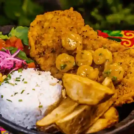 Milanesa de pollo
