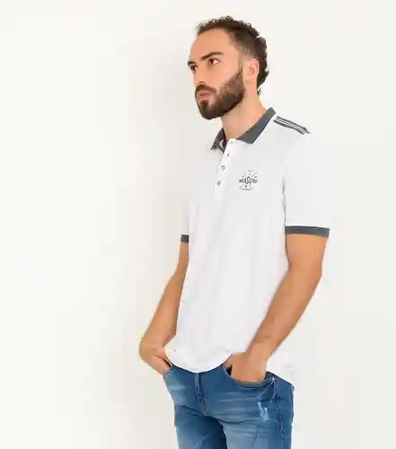 Unser Camiseta Polo Blanco Talla XL 820440