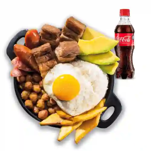 Frijolada + Coca-cola