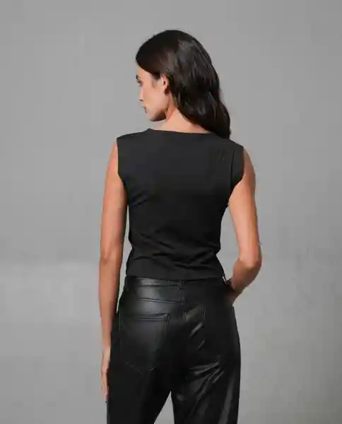 Camiseta Mujer Negro M 202G016_NEG194004 Rifle