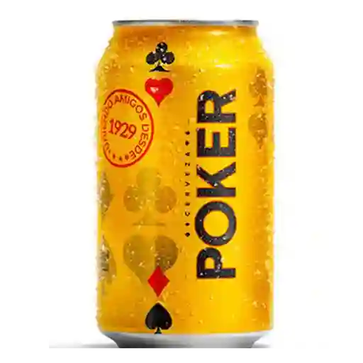 Cerveza poker 330 ml.