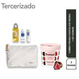 Combo Franui Chocolate Negro + Kit Iconos Loccitane