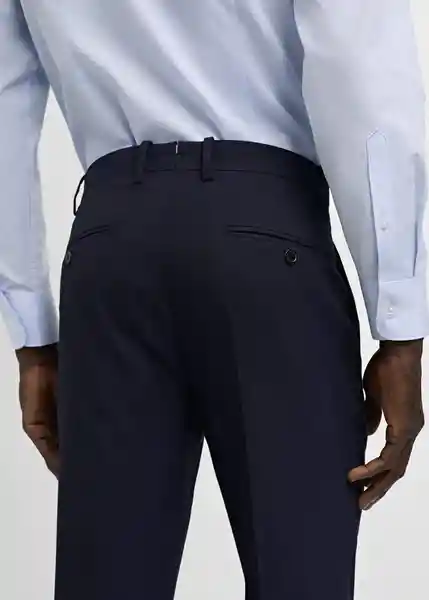Pantalón Milan Navy Talla 42 Hombre Mango