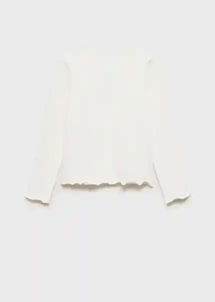 Camiseta Lacito Off White Talla 12 Niñas Mango