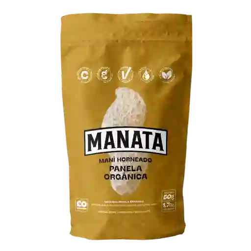 Maní Horneado Sabor Panela Orgánica Manata