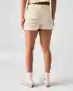 Short Mujer Crudo Talla 8 652G002_CRU110105 Americanino