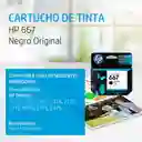 Hp Cartucho de Tinta 667 Negra