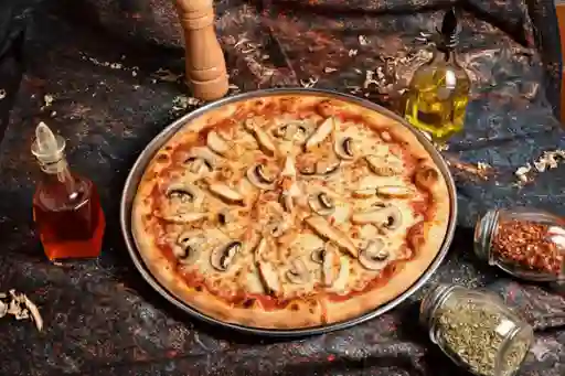Pizza Pollo con Champiñones