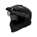 Forzza Casco Doble Propósito Solid Negro Mate ZZ120 Talla XL