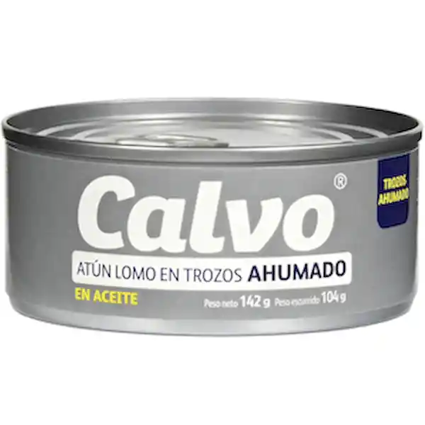 Calvo Atún Ahumado en Aceite