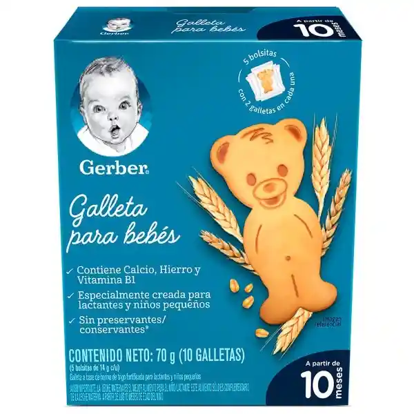 Galletas para bebés GERBER® x 14g
