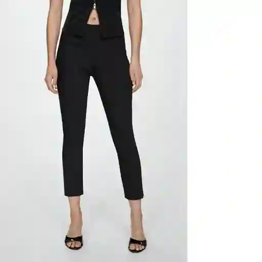 Pantalón Malu5-h Negro Talla 34 Mujer Mango