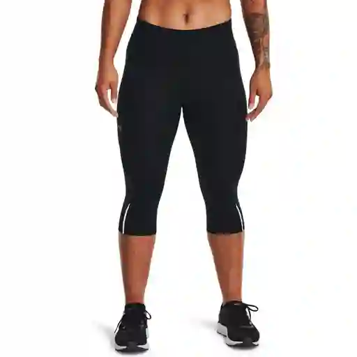 Under Armour Capri Fly Fast 3.0 Speed Mujer Negro Talla XS