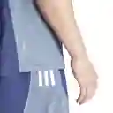 Adidas Camiseta Manga Corta Para Correr Hombre Azul Talla XS