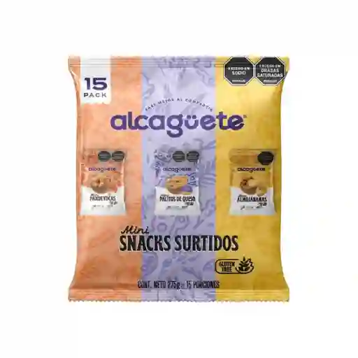 Alcagüete Snack Mini Pandeyucas Almojábanas y Palitos de Queso