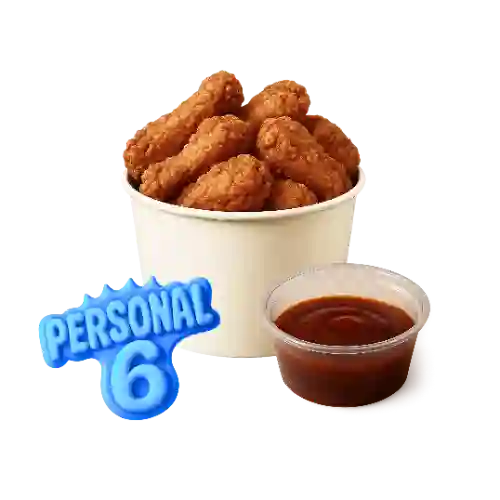 Rappi Personal X6 Jumbo Alitas Horneadas