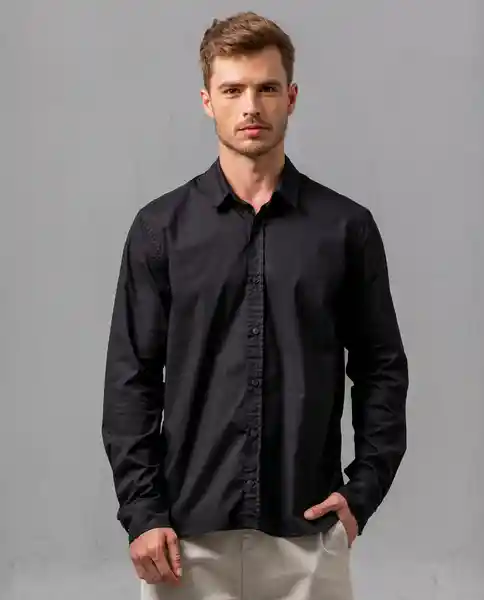 Camisa Hombre Negro Talla XL 194007H Rifle