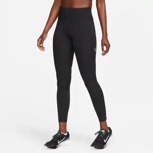 Nike Leggings W Df Fst mr 7/8 Tght sw Negro S Ref: FB4656-010