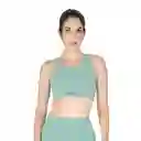 Top Deportivo Flare Verde Talla S
