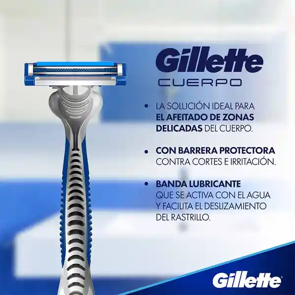 Rasuradora Desechable Gillette Cuerpo (1 Und)