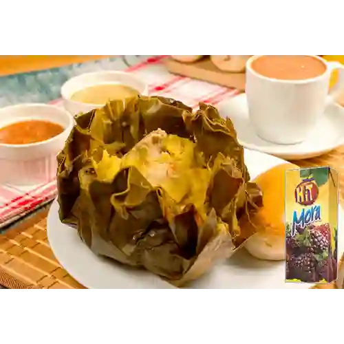 Combo Tamal Tolimense + Hit Mora 200 ml