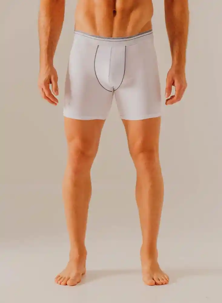 Boxer Ajustado Hombre M - Blanco