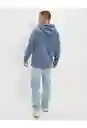 Buzo Hombre Azul Talla MEDIUM American Eagle