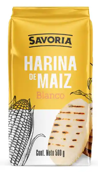 Savoria Harina de Maíz Blanca