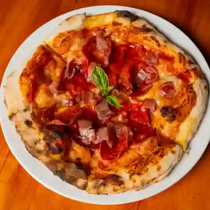 Pizza tres carnes 28cm