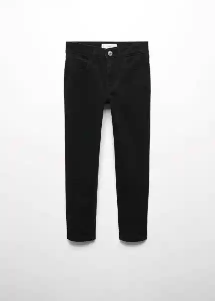 Jean Skinny 5 Tejano Negro Talla 09 Niñas Mango