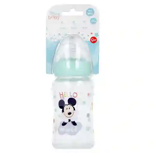 Mickey Mouse Biberón Cool Silicona 8 oz 13002