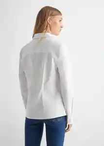 Camisa Isa Blanco Talla 18 Teen Niñas Mango