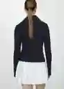 Cárdigan Serena Navy Talla M Mujer Mango