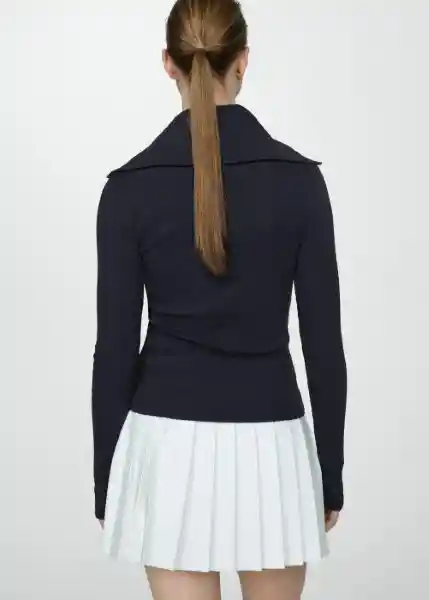 Cárdigan Serena Navy Talla M Mujer Mango