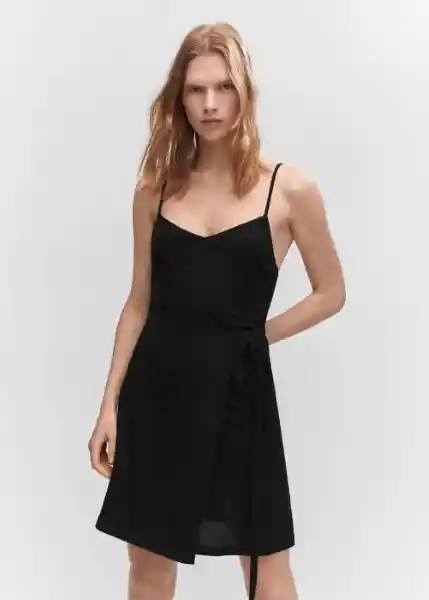 Vestido Lari Negro Talla XS Mujer Mango