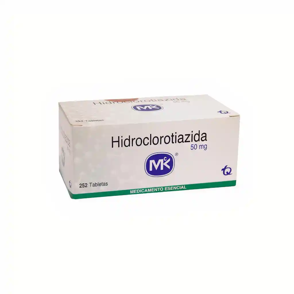 Hidroclorotiazida Mk 50Mg X 252 Tabletas HIDROCLOROTIAZIDA